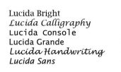 Lucida Fonts