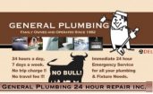 General Plumbing 24 Hour Repair
