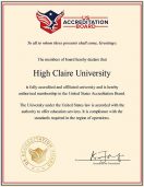 High Claire University