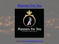 Plannersforyou