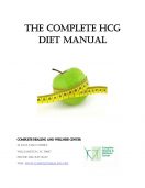 Hcg complete diet