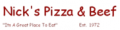 Nick's Pizza & Beef