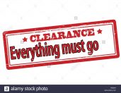 Everything Must Go Clearance