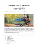 Scotts Police K9s