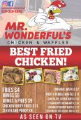 Mr Wonderfuls Chicken and Waffles