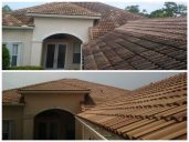 Home roof cleaning of Lakeland