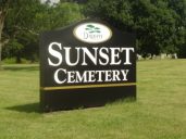 Sunset Cemetery Of Galloway