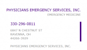 Physicians Emergency Services Of Ravenna